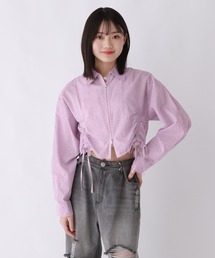 repipi armario | WZIPショートシャツ(シャツ/ブラウス)
