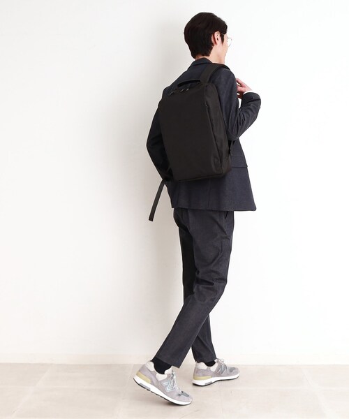 THE SHOP TK (ザ ショップ ティーケー )の「◆【薄型/満員電車対応】10ポケット軽量バックパック ON・OFF兼用/PCポケット付き(バックパック/リュック・メンズ・ネイビー/ダークグレー/ブラック・00)」の14枚目の写真