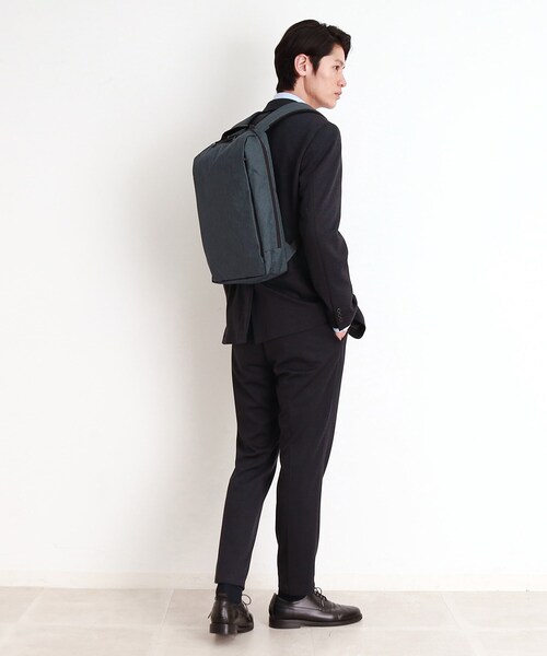 THE SHOP TK (ザ ショップ ティーケー )の「◆【薄型/満員電車対応】10ポケット軽量バックパック ON・OFF兼用/PCポケット付き(バックパック/リュック・メンズ・ネイビー/ダークグレー/ブラック・00)」の13枚目の写真