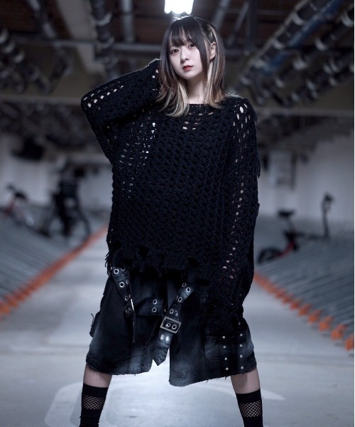 REFLEM/レフレム BIGチェッカーバルーンプルオーバーニット REFLEM（レフレム）の「『REFLEM/レフレム』BIGチェッカー