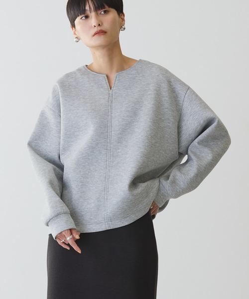 AMERICAN HOLIC(アメリカンホリック)の「スキッパーポンチプルオーバー(スウェット・レディース・ブラック/グレイッシュベージュ/グレー系その他・M/L)」の15枚目の写真