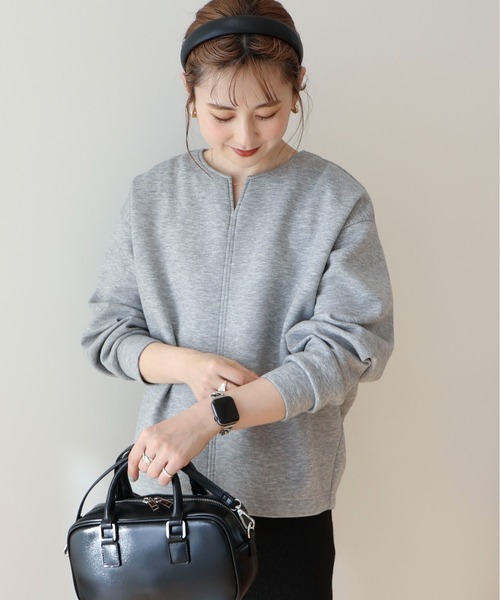 AMERICAN HOLIC(アメリカンホリック)の「スキッパーポンチプルオーバー(スウェット・レディース・ブラック/グレイッシュベージュ/グレー系その他・M/L)」の16枚目の写真