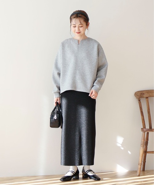 AMERICAN HOLIC(アメリカンホリック)の「スキッパーポンチプルオーバー(スウェット・レディース・ブラック/グレイッシュベージュ/グレー系その他・M/L)」の17枚目の写真