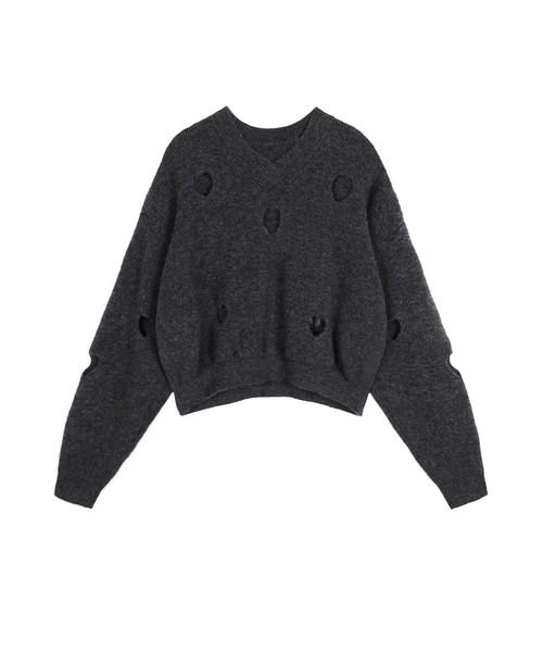 ニット セーター 「ZOZOTOWN限定」Cutout Heart Sweater / セーター レディース セール】【ZOZOTOWN限定】Cutout Heart Sweater / セーター