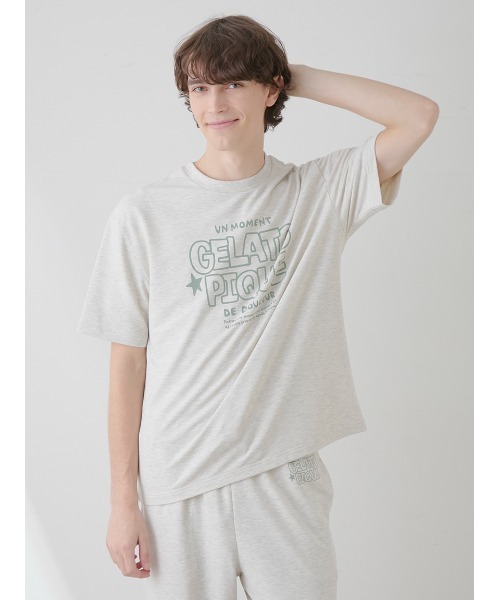 【タイムセール！新品、未使用！】GELATO PIQUE グレー ルームウェア ジェラートピケ gelato pique スノーパジャマプルオーバー