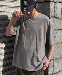 別注【KELTY】オーバーサイズ マルチボーダーTEE / アメカジ レトロ配色 ビッグTシャツ アウトドア / ユニセックス