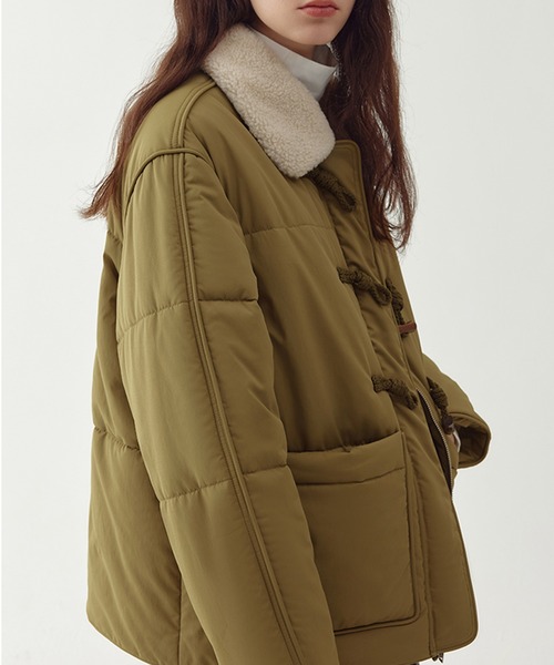 ボアカラー 中綿ミドルジャケット FD24M016【Fano Studios】【2025AW