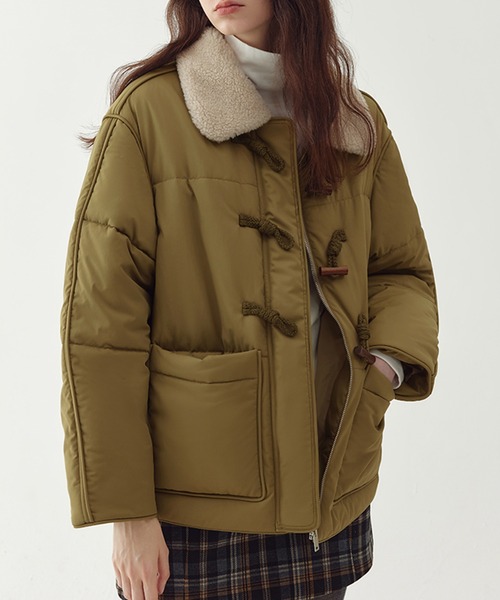 ボアカラー 中綿ミドルジャケット FD24M016【Fano Studios】【2025AW