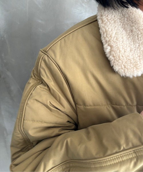 ボアカラー 中綿ミドルジャケット FD24M016【Fano Studios】【2025AW