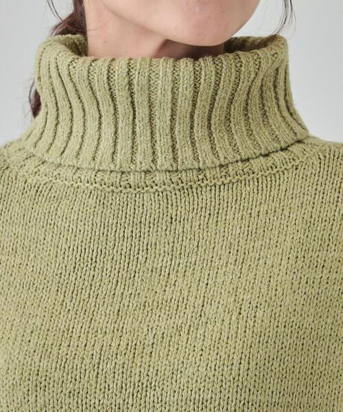 セール】ミックス感が大人かわいい タートルネックニット（ニット