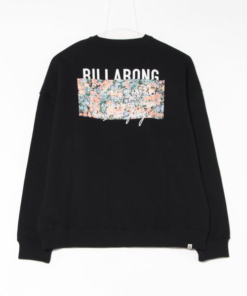 BILLABONG レディース PATTERN LOGO SWEAT CREW トレーナー