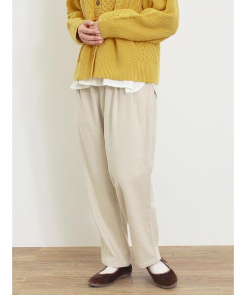 Samansa Mos2（サマンサ モスモス）の「ウール混テーパードパンツ（その他パンツ・レディース・ベージュ/ブラック/モカ/グリーン・L/M）」の3枚目の写真