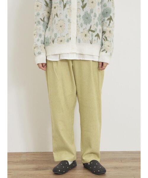 Samansa Mos2（サマンサ モスモス）の「ウール混テーパードパンツ（その他パンツ・レディース・ベージュ/ブラック/モカ/グリーン・L/M）」の4枚目の写真