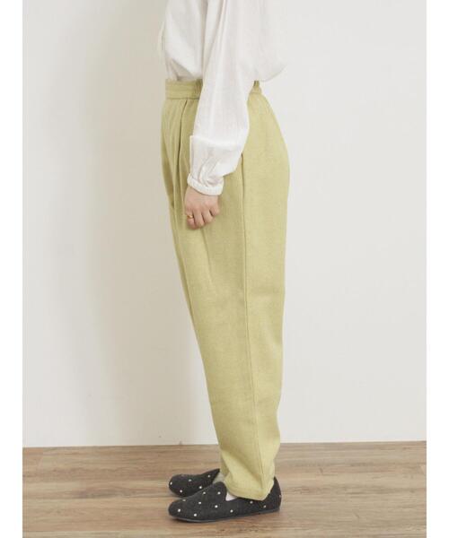 Samansa Mos2（サマンサ モスモス）の「ウール混テーパードパンツ（その他パンツ・レディース・ベージュ/ブラック/モカ/グリーン・L/M）」の21枚目の写真