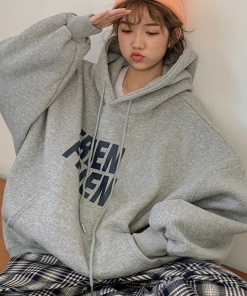 新品未使用　De bon coeur マトラッセ　パーカー MEMORY パーカー 「MEMORY」lady's ハート バックプリント
