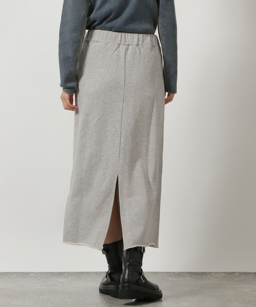 LAKOLE（ラコレ）の「裏毛刺繍ナロースカート / 310589（スカート・レディース・オフホワイト/グレー/チャコールグレー・FREE）」の18枚目の写真
