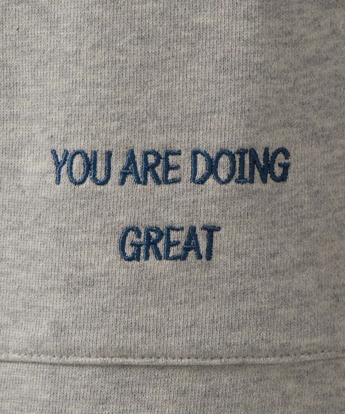 LAKOLE（ラコレ）の「裏毛刺繍ナロースカート / 310589（スカート・レディース・オフホワイト/グレー/チャコールグレー・FREE）」の7枚目の写真