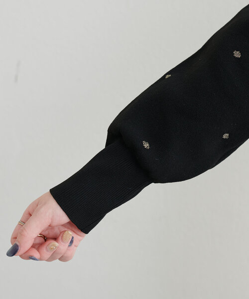 natural couture(ナチュラルクチュール)の「ポリニットドット金釦ポケ付きカーディガン(カーディガン/ボレロ・レディース・アイボリー/カーキ/ブラック/ブルー・FREE)」の21枚目の写真