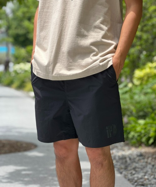 WAKE sapporo × ES.1 Nylon Shorts XL 黒 KAPITAL Nylon Bone Swim Trunks in black | SVD USA