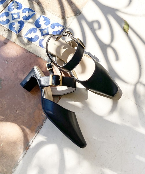 ORiental TRaffic（オリエンタルトラフィック）の「バックストラップヒールパンプス/51101（パンプス・レディース・ブラック/ピンク/ホワイト・34/35/36/37/38/39/40/41/42/33/43）」の8枚目の写真