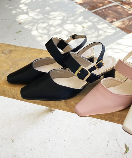 ORiental TRaffic（オリエンタルトラフィック）の「バックストラップヒールパンプス/51101（パンプス・レディース・ブラック/ピンク/ホワイト・34/35/36/37/38/39/40/41/42/33/43）」の11枚目の写真