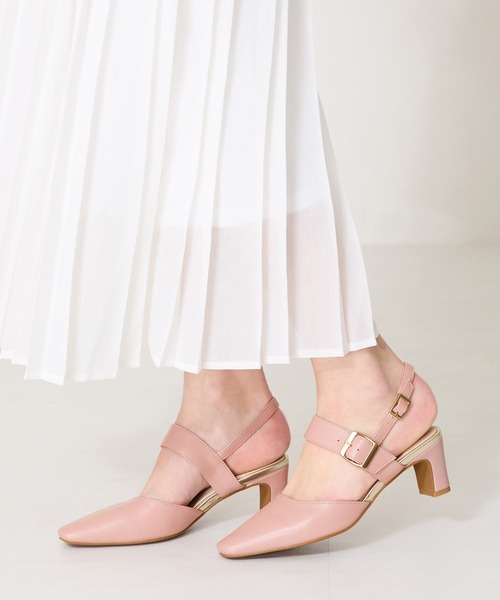 ORiental TRaffic（オリエンタルトラフィック）の「バックストラップヒールパンプス/51101（パンプス・レディース・ブラック/ピンク/ホワイト・34/35/36/37/38/39/40/41/42/33/43）」の15枚目の写真