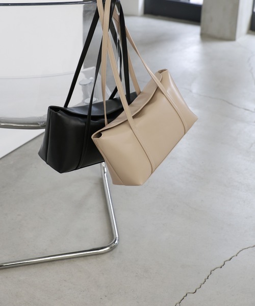 select MOCA（セレクトモカ）の「スクエアマグネットフラップバッグ（ショルダーバッグ・レディース・ベージュ/ブラック・FREE）」の18枚目の写真