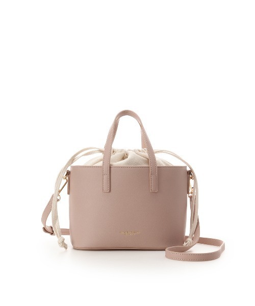 Samantha Thavasa Petit Choice（サマンサタバサ　プチチョイス）の「シンプルミニバッグ（ショルダーバッグ・レディース・ブラック/キャメル/ピンク・FREE）」の3枚目の写真