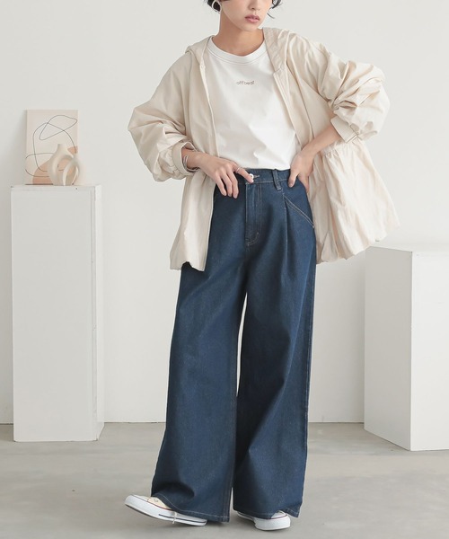 n'OrLABEL（ノアールレーベル）の「『タックデニムパンツ』（デニムパンツ・レディース・ブラック/ブルー/ネイビー・L～LL/S～Ｍ/3L）」の17枚目の写真