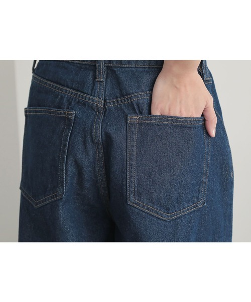 n'OrLABEL（ノアールレーベル）の「『タックデニムパンツ』（デニムパンツ・レディース・ブラック/ブルー/ネイビー・L～LL/S～Ｍ/3L）」の22枚目の写真