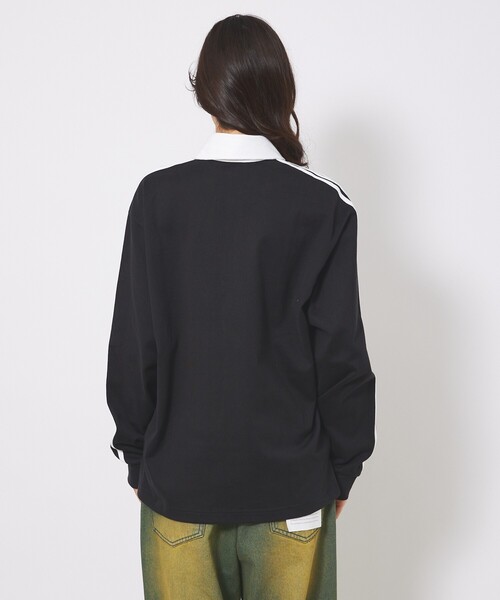 adidas（アディダス）の「【adidas originals/アディダスオリジナルス】Rugby polo / アディカラーラグビーポロシャツ（ポロシャツ・メンズ・ブラック/ネイビー/ホワイト/グリーン・M/L/XL）」の14枚目の写真