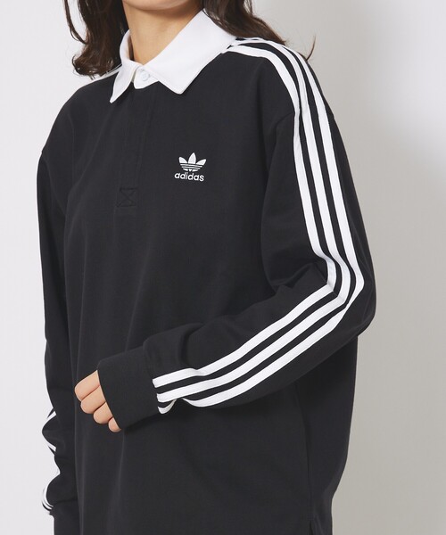 adidas（アディダス）の「【adidas originals/アディダスオリジナルス】Rugby polo / アディカラーラグビーポロシャツ（ポロシャツ・メンズ・ブラック/ネイビー/ホワイト/グリーン・M/L/XL）」の16枚目の写真