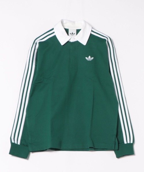 adidas（アディダス）の「【adidas originals/アディダスオリジナルス】Rugby polo / アディカラーラグビーポロシャツ（ポロシャツ・メンズ・ブラック/ネイビー/ホワイト/グリーン・M/L/XL）」の6枚目の写真