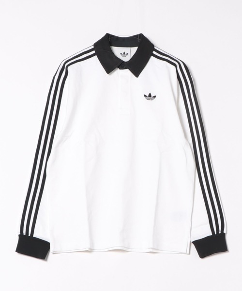adidas（アディダス）の「【adidas originals/アディダスオリジナルス】Rugby polo / アディカラーラグビーポロシャツ（ポロシャツ・メンズ・ブラック/ネイビー/ホワイト/グリーン・M/L/XL）」の11枚目の写真