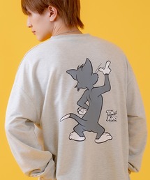 【TOM&JERRY】 ライトスウェット プリント トレーナー