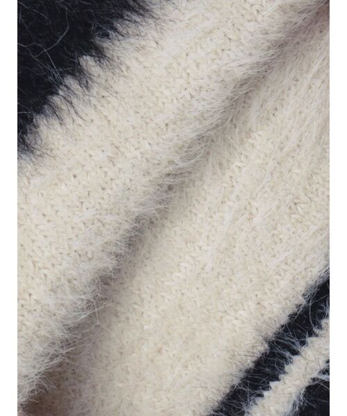 EMODA（エモダ）の「シャギージップニット（ニット/セーター・レディース・グレー/ピンク/ブラック/ブルー・FREE）」の22枚目の写真