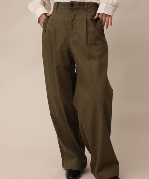 aimoha（アイモハ）の「ワンタックルーズスラックス（スラックス・メンズ・ブラック/カーキ/ネイビー・マルチサイズ）」の22枚目の写真