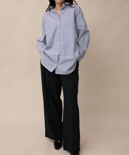 aimoha（アイモハ）の「ワンタックルーズスラックス（スラックス・メンズ・ブラック/カーキ/ネイビー・マルチサイズ）」の4枚目の写真