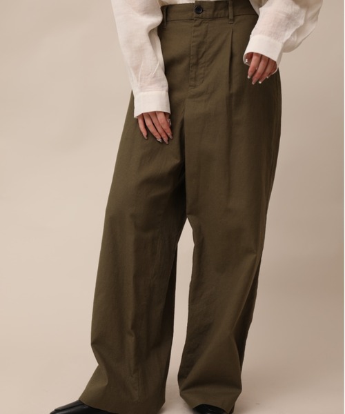 aimoha（アイモハ）の「ワンタックルーズスラックス（スラックス・メンズ・ブラック/カーキ/ネイビー・マルチサイズ）」の16枚目の写真