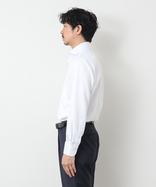 NOLLEY’S(ノーリーズ)の「SMART TECH《吸水速乾/防シワ》イージーアイロンWD ドレスシャツ 25SS(シャツ/ブラウス・メンズ・ホワイト/ブルー系その他/パープル系その他・S/M/L/XL)」の5枚目の写真