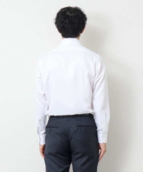 NOLLEY’S(ノーリーズ)の「SMART TECH《吸水速乾/防シワ》イージーアイロンWD ドレスシャツ 25SS(シャツ/ブラウス・メンズ・ホワイト/ブルー系その他/パープル系その他・S/M/L/XL)」の6枚目の写真