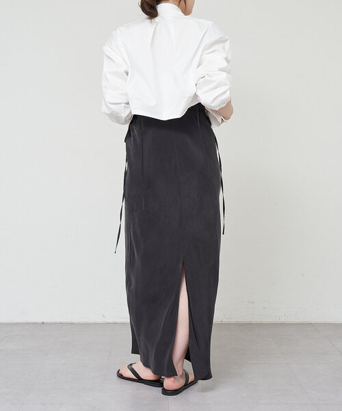 SHENERY（シーナリー）の「《春アウター》《洗える》ショートシャツブルゾン（ブルゾン・レディース・ネイビー/オフホワイト・FREE）」の6枚目の写真