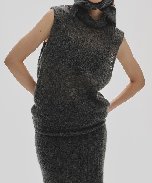 TODAYFUL　Woolmohair Turtle Knitvest ウールモヘアタートルニット/12520505