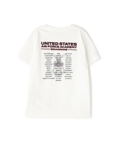 AVIREX(アヴィレックス)の「《直営店限定》USAFA SQUADRONS EMB T-SHIRT/USAFAスコードロン刺繍Tシャツ(Tシャツ/カットソー・レディース・ホワイト/オレンジ/チャコールグレー・F)」の11枚目の写真