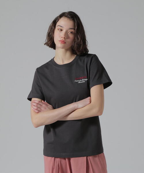 AVIREX(アヴィレックス)の「《直営店限定》USAFA SQUADRONS EMB T-SHIRT/USAFAスコードロン刺繍Tシャツ(Tシャツ/カットソー・レディース・ホワイト/オレンジ/チャコールグレー・F)」の6枚目の写真
