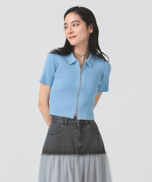 sacai デニムボレロ ハーフスリーブ カーディガン アームベスト 1500025F0342_m1_a025.jpg