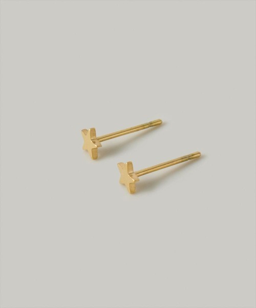 Jolie Toujours(ジョリトゥジュール)の「【汗や水に強い】〈ステンレス〉スタースタッドピアス(ピアス(両耳用)・レディース・シルバー/ゴールド・FREE)」の8枚目の写真