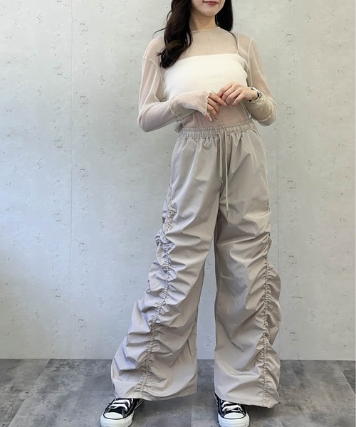 Per sist ence(パーシエンス)の「ラメシアーメロウ配色プルオーバー(Tシャツ/カットソー・レディース・グレー/アイボリー/ブラック・FREE)」の9枚目の写真