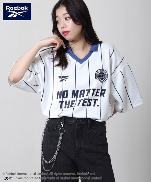 REEBOK】 ユニフォームデザイン サッカー Tシャツ / 半袖 / ロゴ