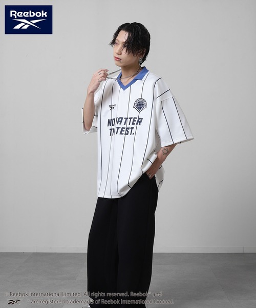 セール】【REEBOK】 ユニフォームデザイン サッカー Tシャツ / 半袖